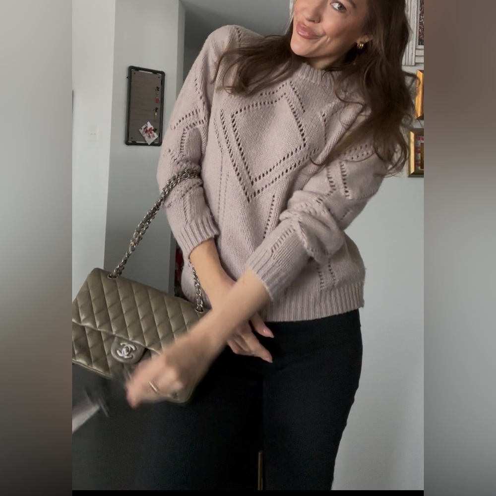 Magaschoni Blush Crew wool and alpaca blend Neck Sweater